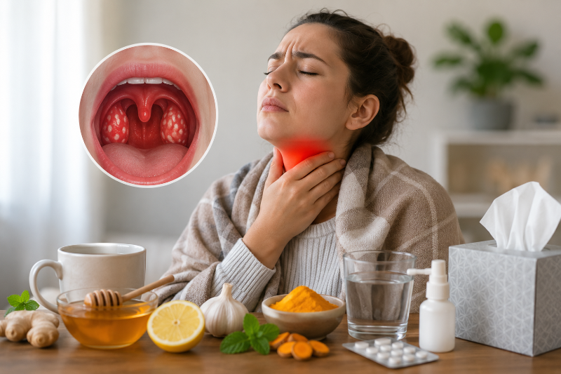 Treatment of Tonsillitis: How to Get Rid of the Pain as Quickly as Possible?