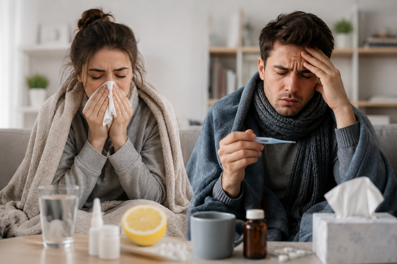 What's the Difference Between a Cold and the Flu? Symptoms, Treatment & Prevention