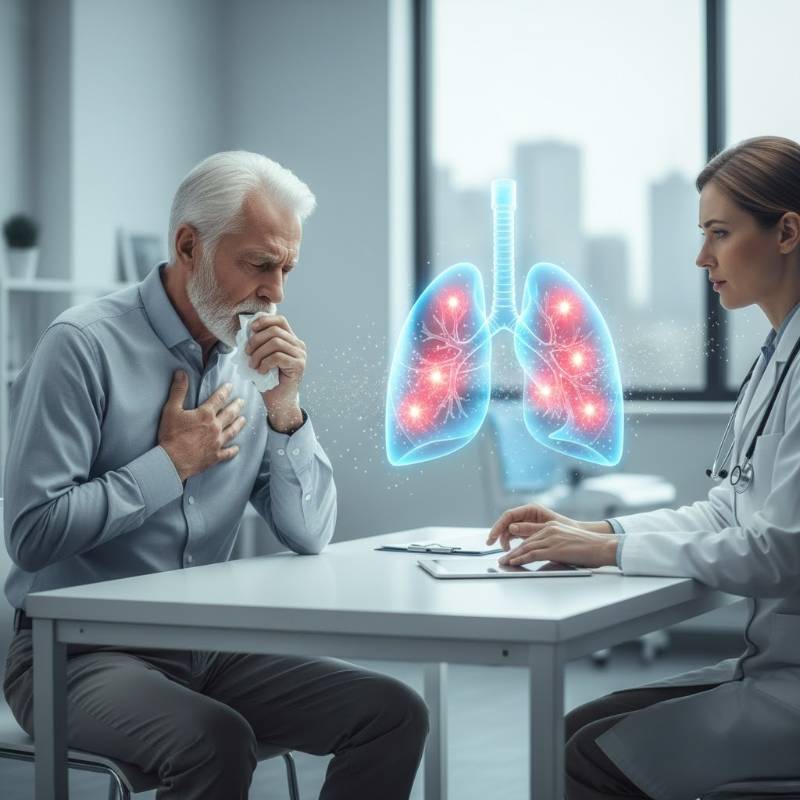 What are the early symptoms of lung cancer, and how can it be detected?