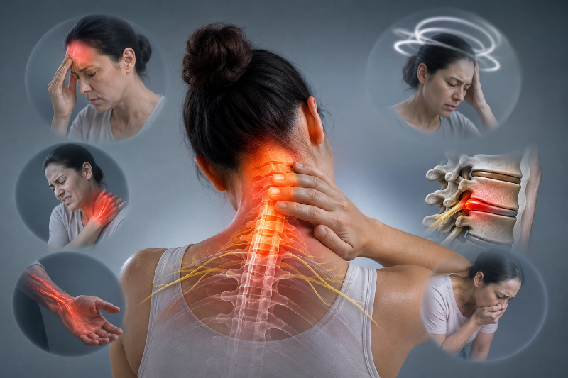 Symptoms of Cervical Nerve Compression… When Is Neck Pain Serious?