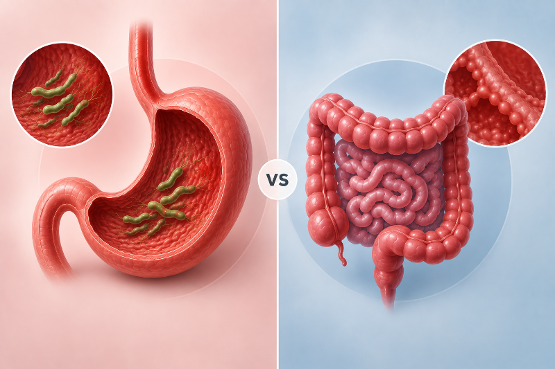 What's the Difference Between IBS Symptoms and H. Pylori?
